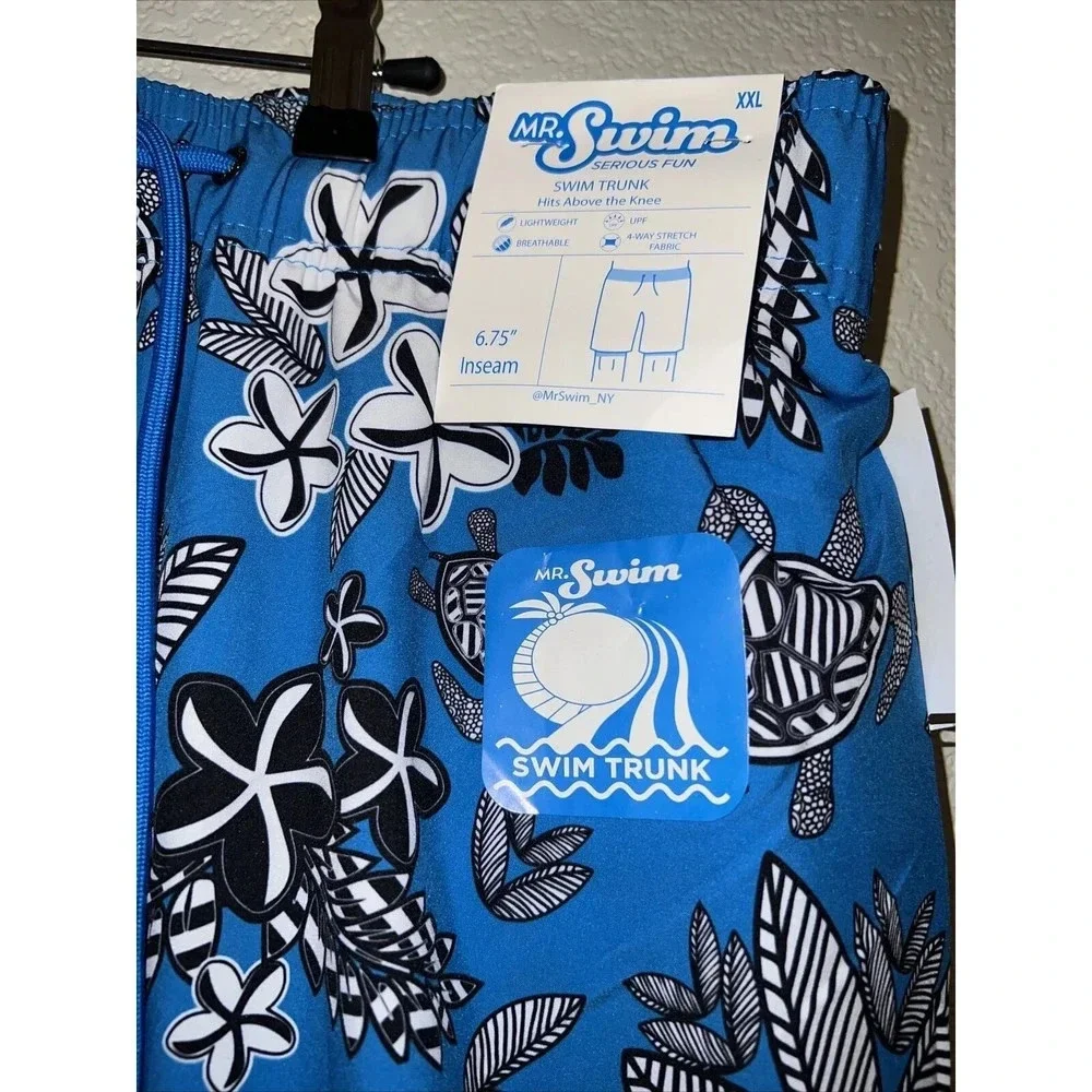 Mr Swim Volley Trunk Turtles Blue size XXL